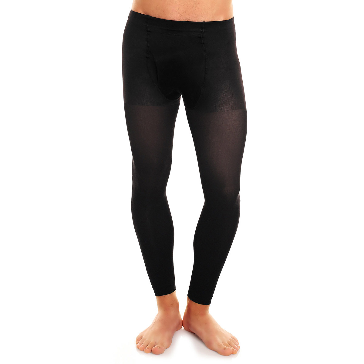 Herrenleggings Thermoman 100 Schwarz